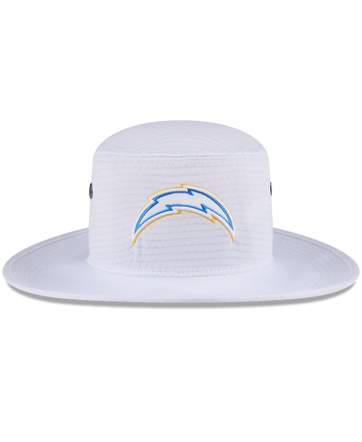 New Era Men's White Los Angeles Chargers 2024 Nfl Training Camp Panama Bucket Hat In White
