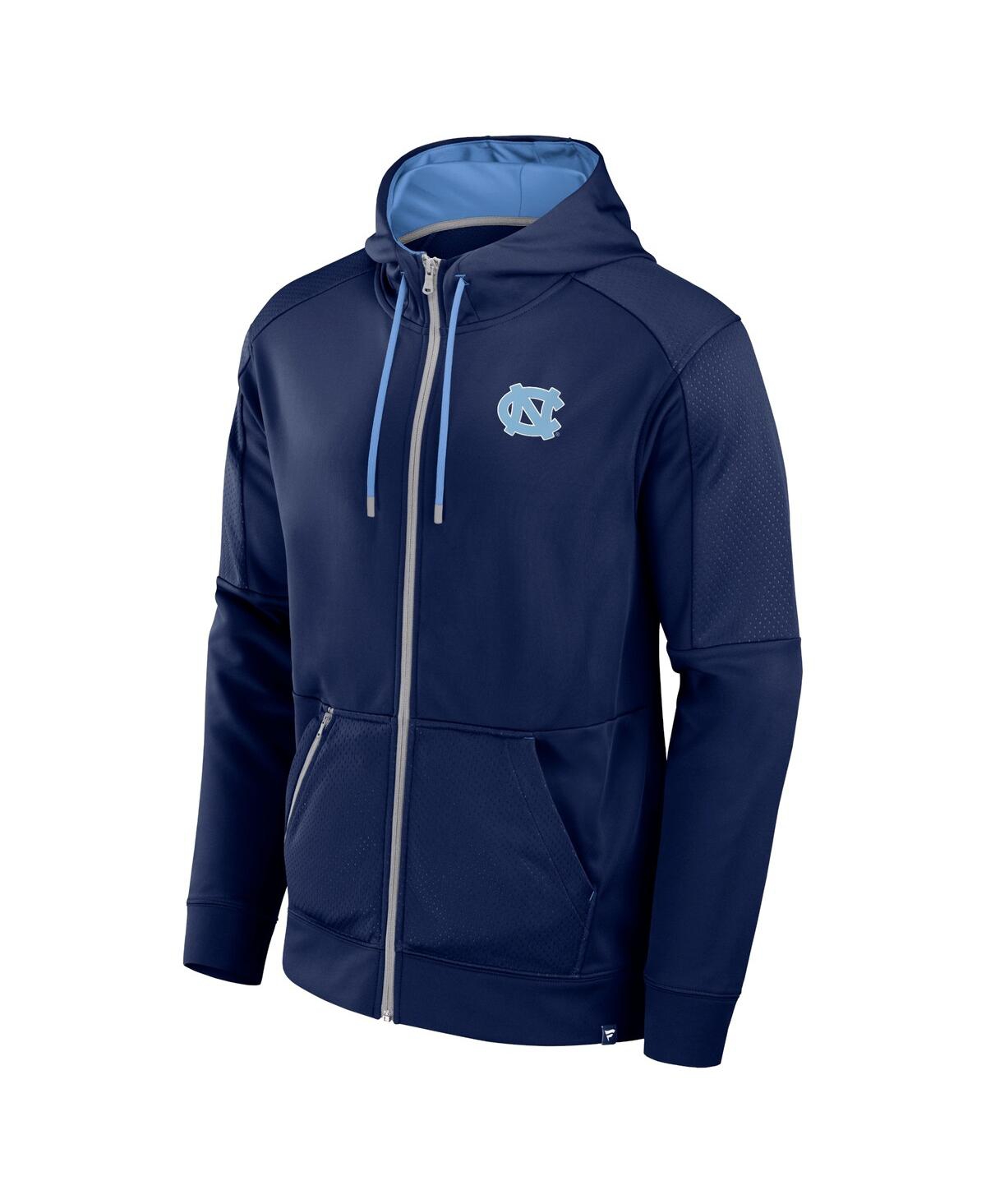 Fanatics Men'sNorth Carolina Tar Heels Defender Full-Zip Hoodie - Navy