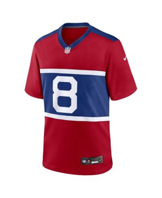 Men's Daniel Jones Century Red New York Giants Alternate Player Game Jersey