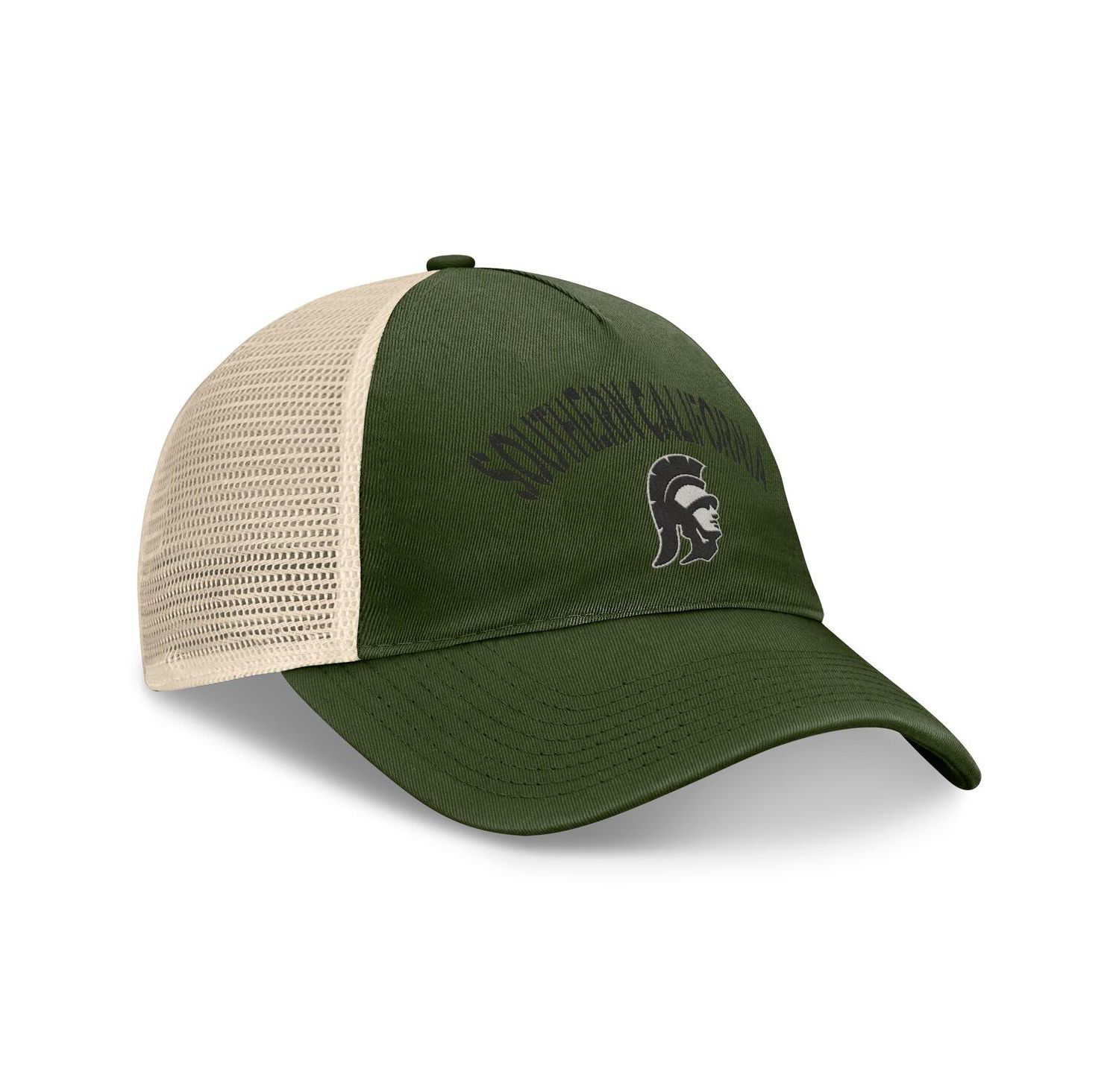 Men's Hunter Green USC Trojans OHT Military Appreciation Glory Trucker Adjustable Hat