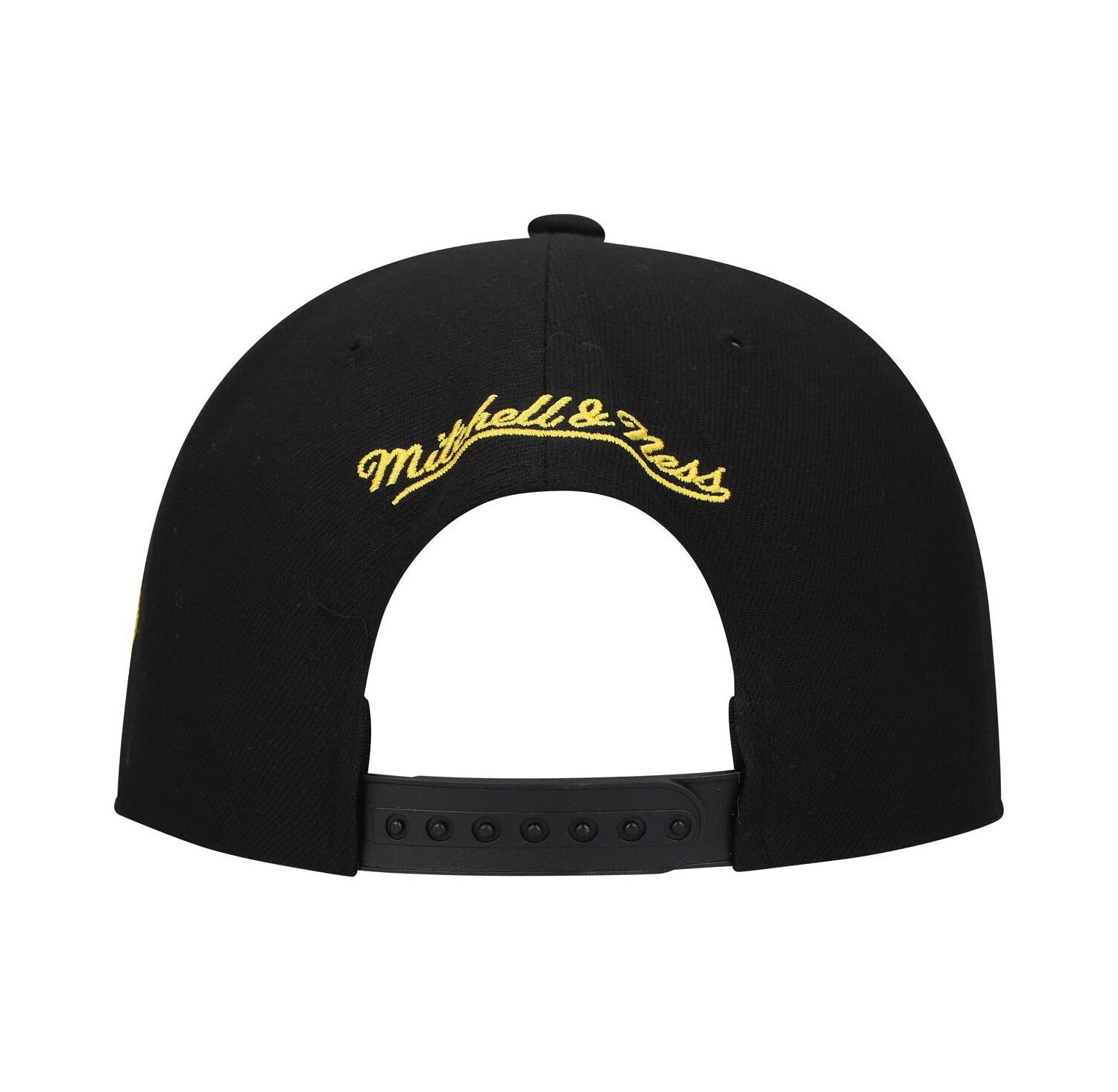 Men's Black Boston Bruins Core Team Script 2.0 Snapback Hat