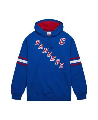 Men's Mark Messier Blue New York Rangers Name Number Premium Pullover Hoodie