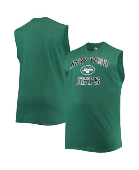 Мужской топ Profile Green New York Jets Big & Tall Muscle