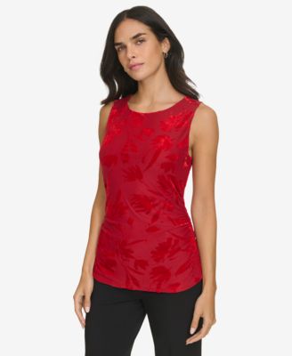 macys velvet tops