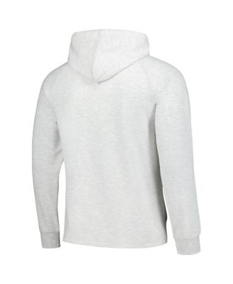 Men's Ash Memphis Grizzlies Softhand Raglan Tri-Blend Pullover Hoodie