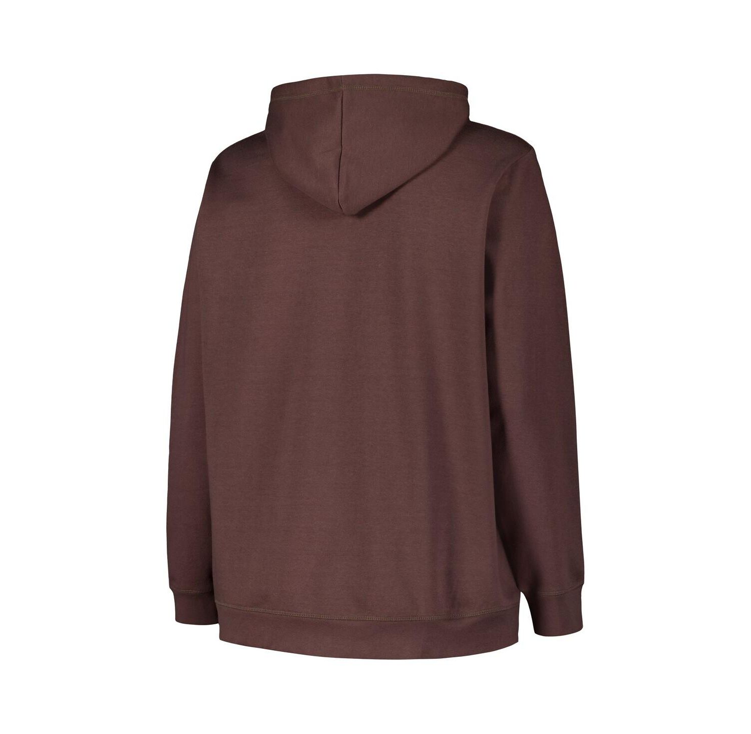 Women's Plus Size Brown Cleveland Browns Kennedy Pullover Hoodie