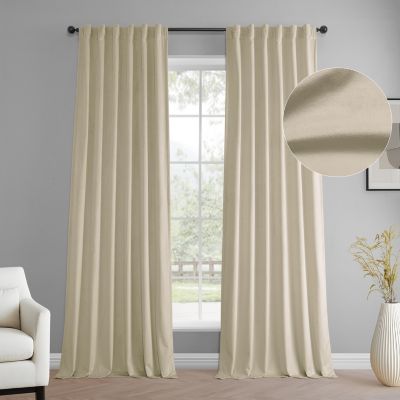 Simply Velvet Room Darkening Curtain Pair (2 Panels)