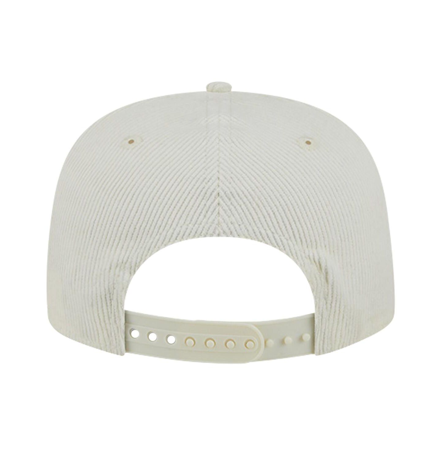 Мужская кепка New Era White Atlanta United FC Throwback Corduroy Golfer Adjustable Hat — фото 4