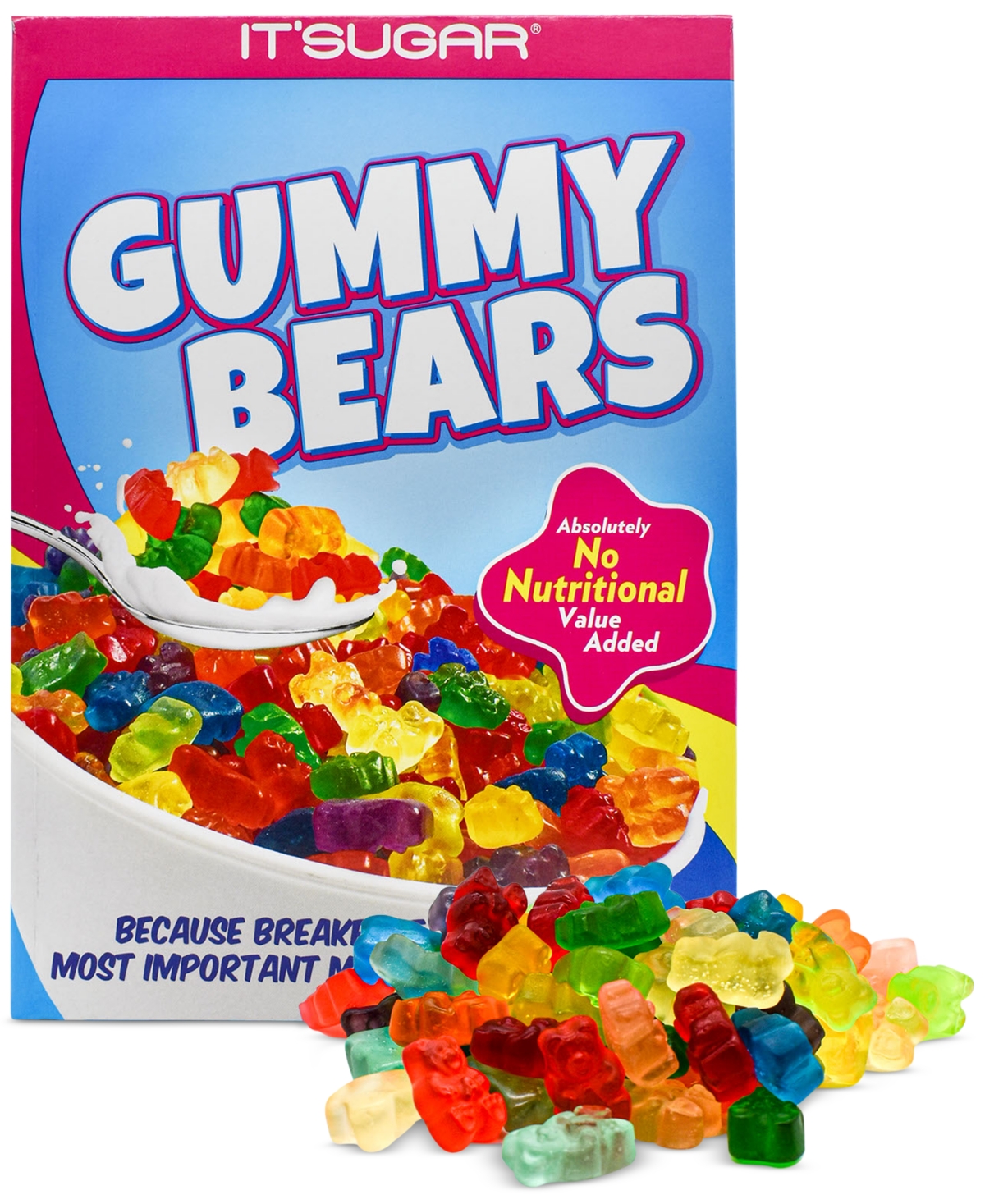 IT'SUGAR GUMMY BEARS CEREAL GIFT BOX, 24 OZ 