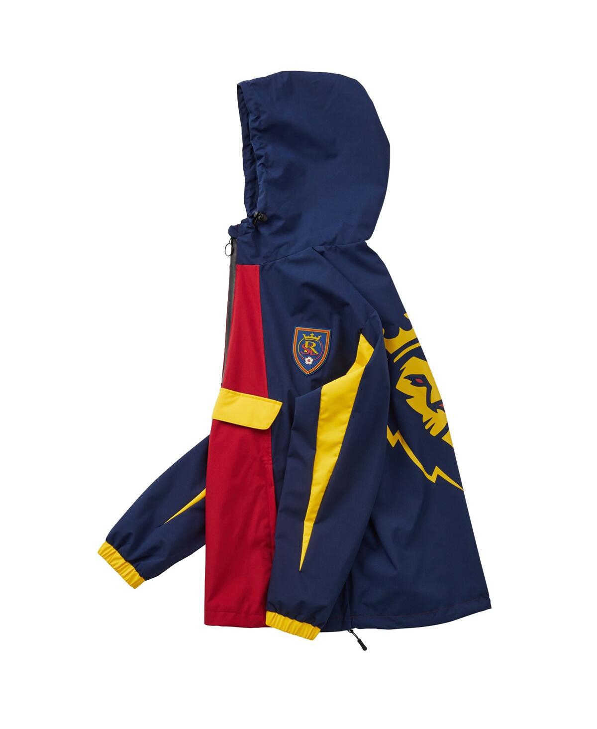 Live Breathe Futbol Men's and Women'sReal Salt Lake Tekker Half-Zip Anorak Jacket - Blue