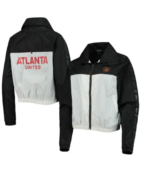 Женские куртки The Wild Collective Women's Black Atlanta United FC Anthem Full-Zip Jacket