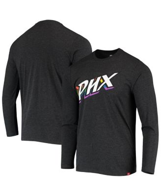 Men's and Women's Heathered Black Phoenix Mercury Pride Tri-Blend Long Sleeve T-Shirt