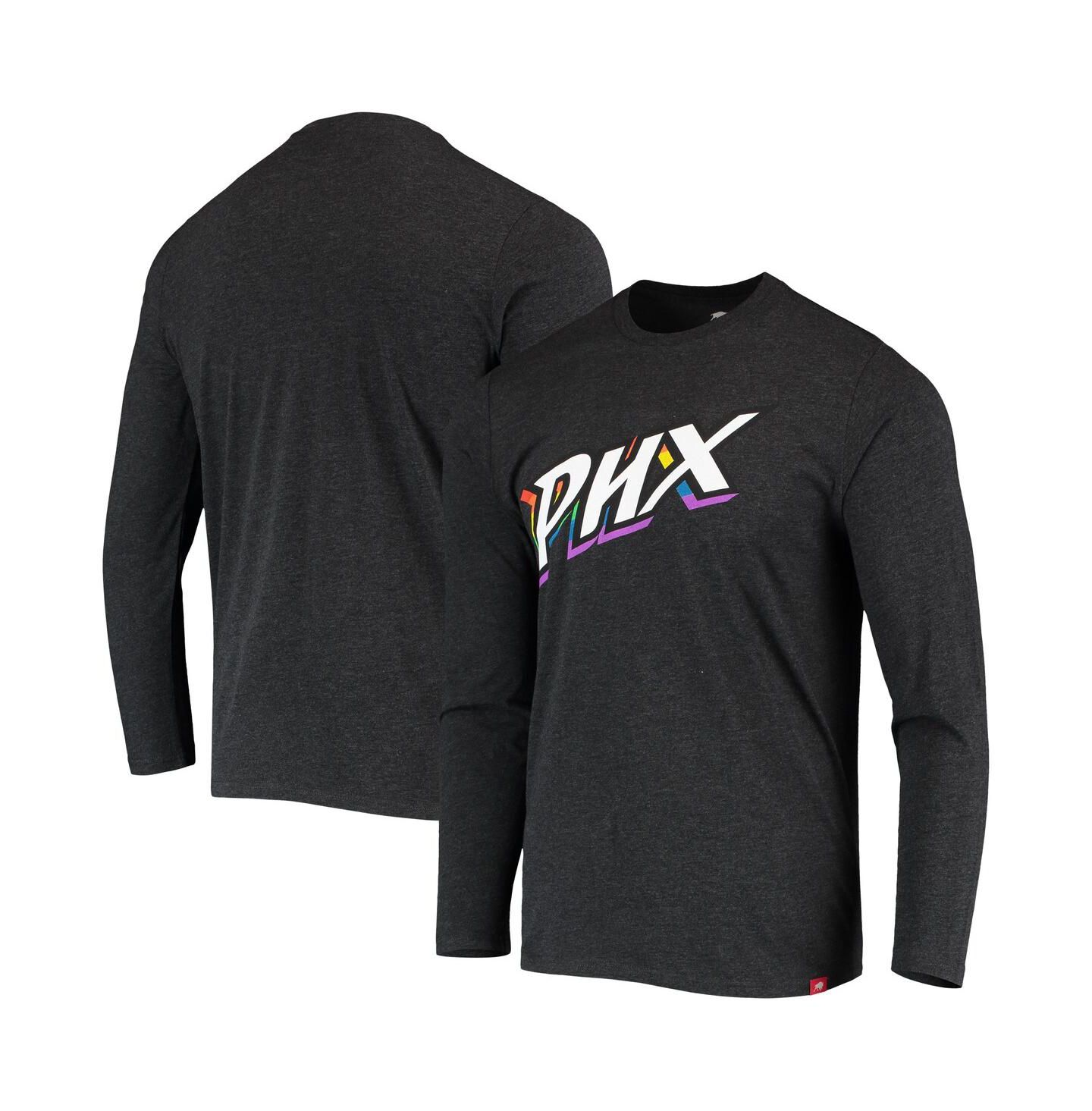 Футболка Sportiqe Heathered Black Phoenix Mercury Pride Tri-Blend Long Sleeve — фото 1