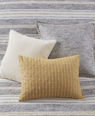 Oasis Oversized Chenille Jacquard Striped 8-Pc. Comforter Set, Full/Queen