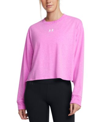 Under Armour - Women's Active Campus Boxy Cropped Long-Sleeve T-Shirt