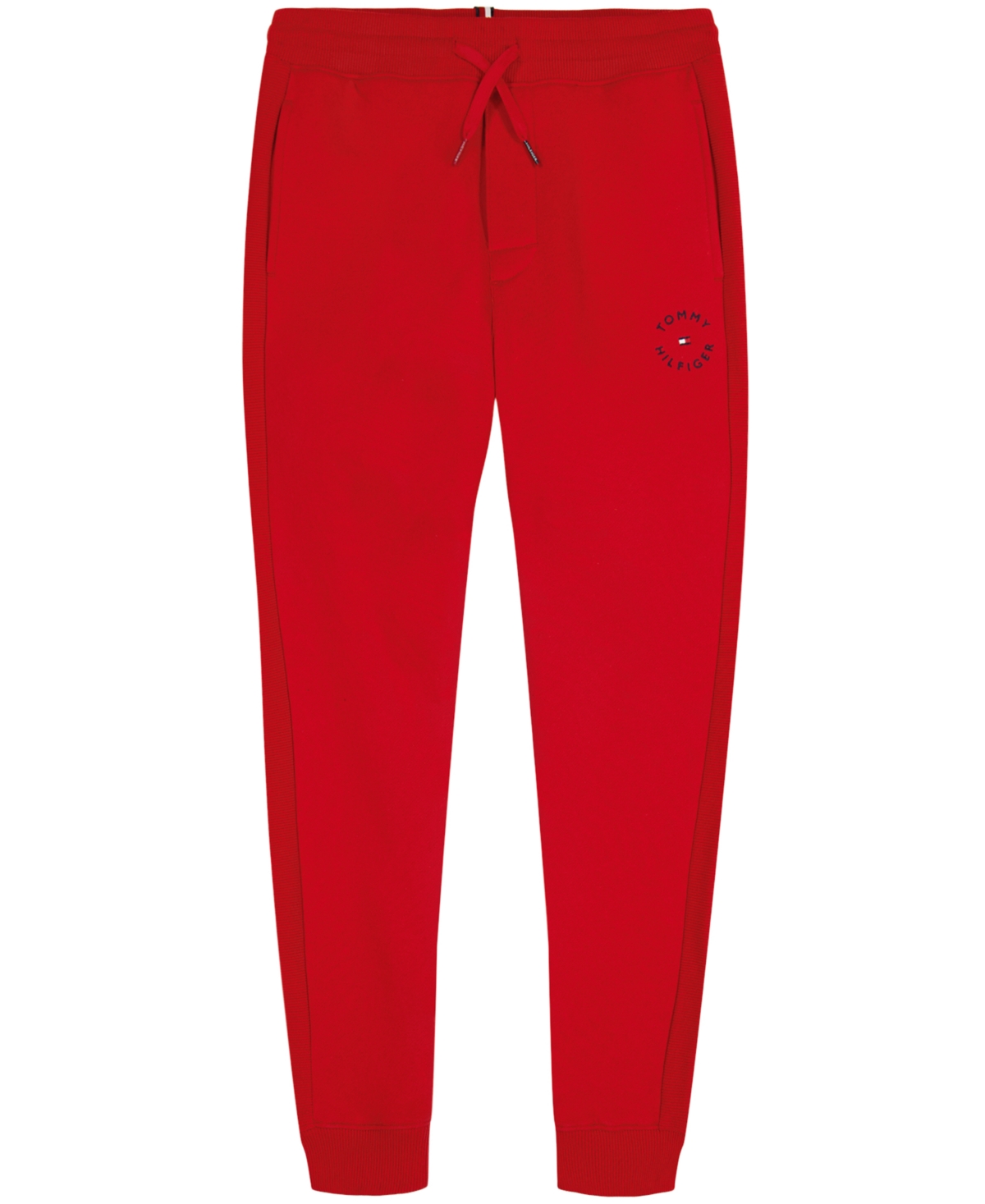 Tommy Hilfiger Little Boys Essential Fleece Joggers In Tommy Red