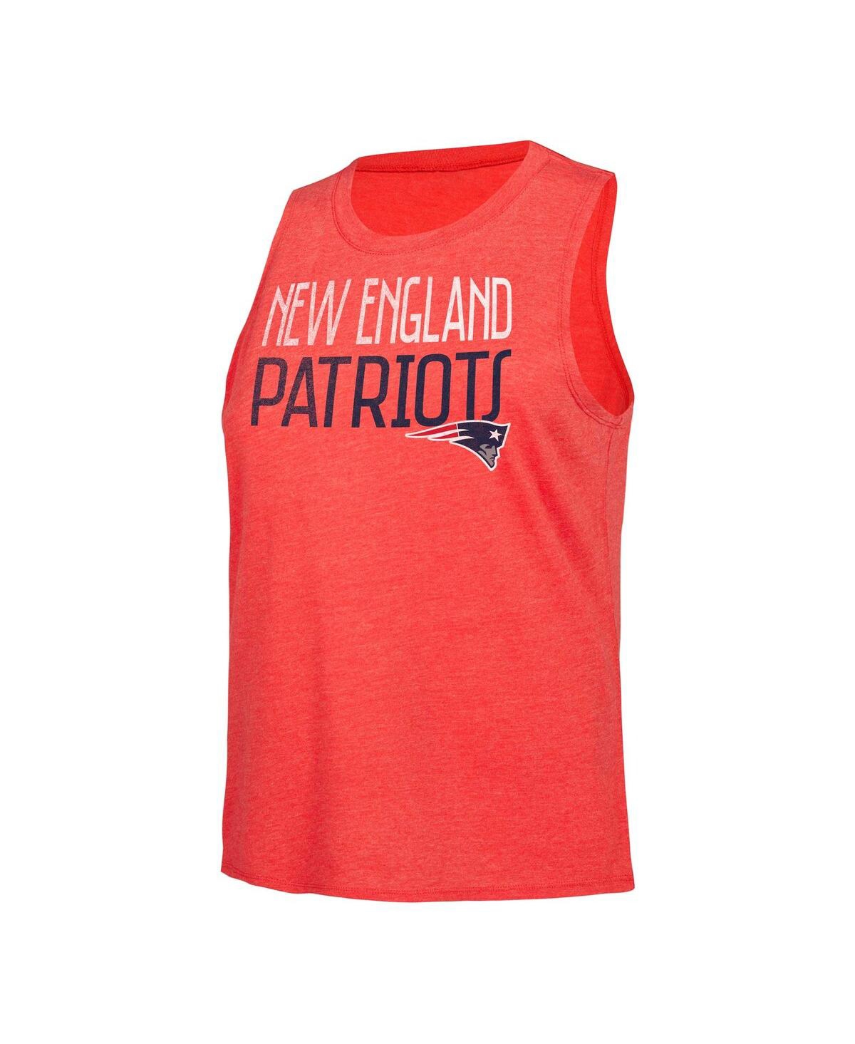 Concepts Sport Women's Navy/red New England Patriots Muscle Tank Top Pants Lounge Set In Navy,red