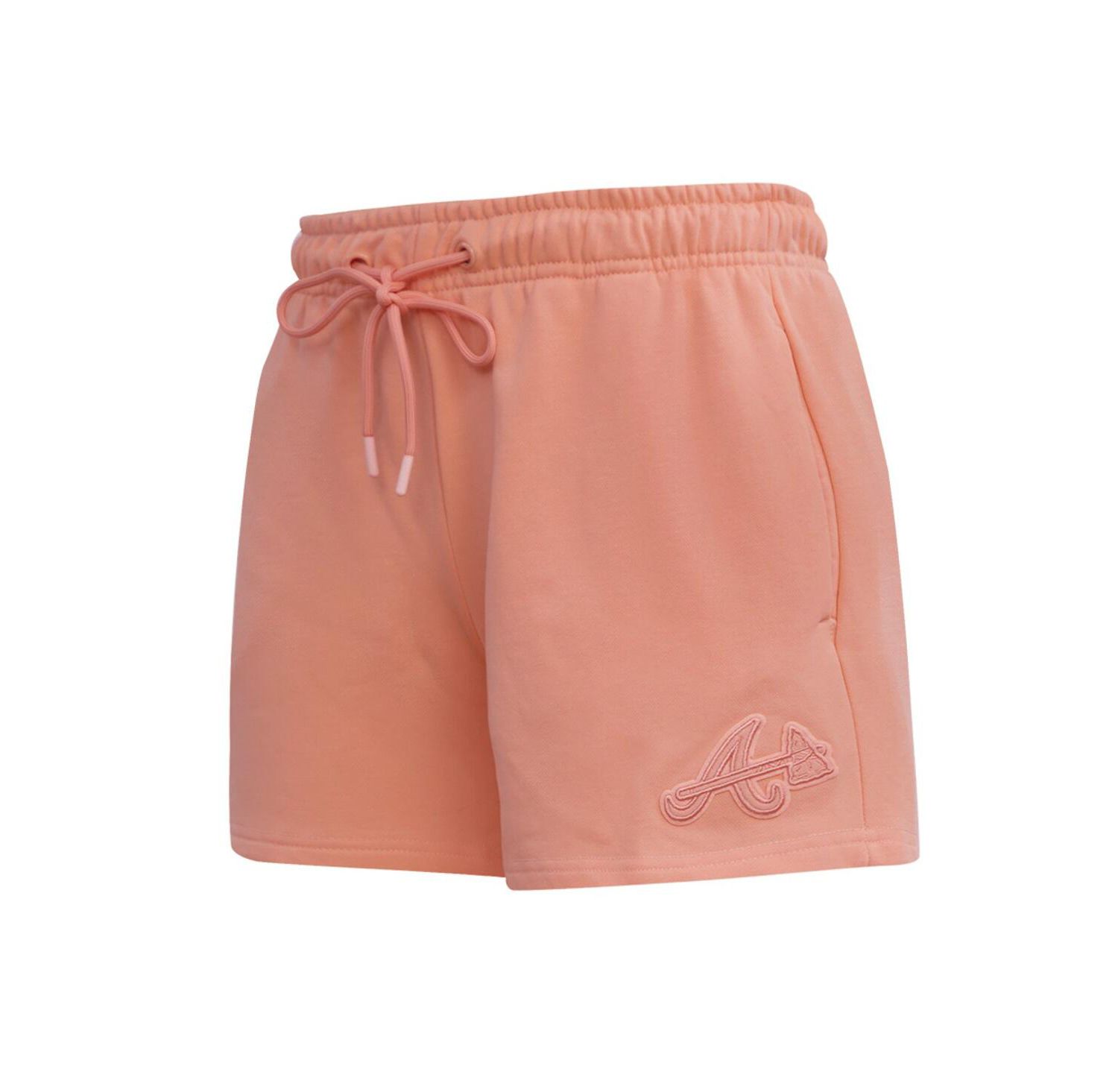 Men's and Women's Pink Atlanta Braves Neutral Fleece Shorts