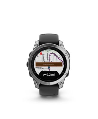 fenix E, 47mm, Outdoor & Fitness GPS Smartwatch, Stainless Steel/Black, NA
