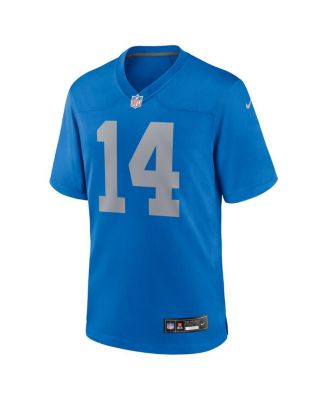 Men's Amon-Ra St. Brown Blue Detroit Lions Alternate Game Jersey