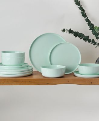 Madison Mint Green 12 Pc. Dinnerware Set, Service for 4