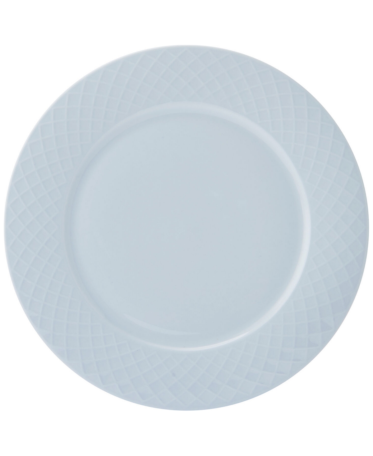 Mikasa Trellis Misty Blue 12 Pc. Dinnerware Set, Service For 4 In Misty Blue