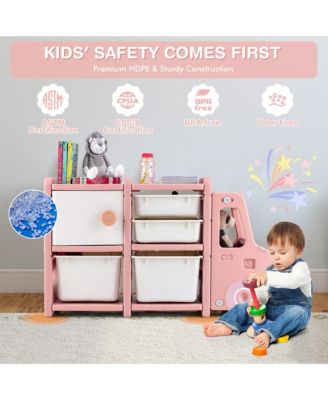 Kids Toy Storage Organizer Toddler Playroom Furniture