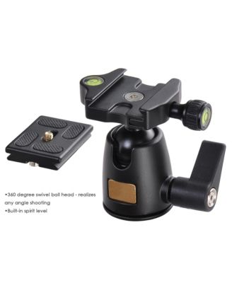 60" Professional DSLR Camera Tripod Monopod w/ Ball Head Pocket Travel Aluminum 60"