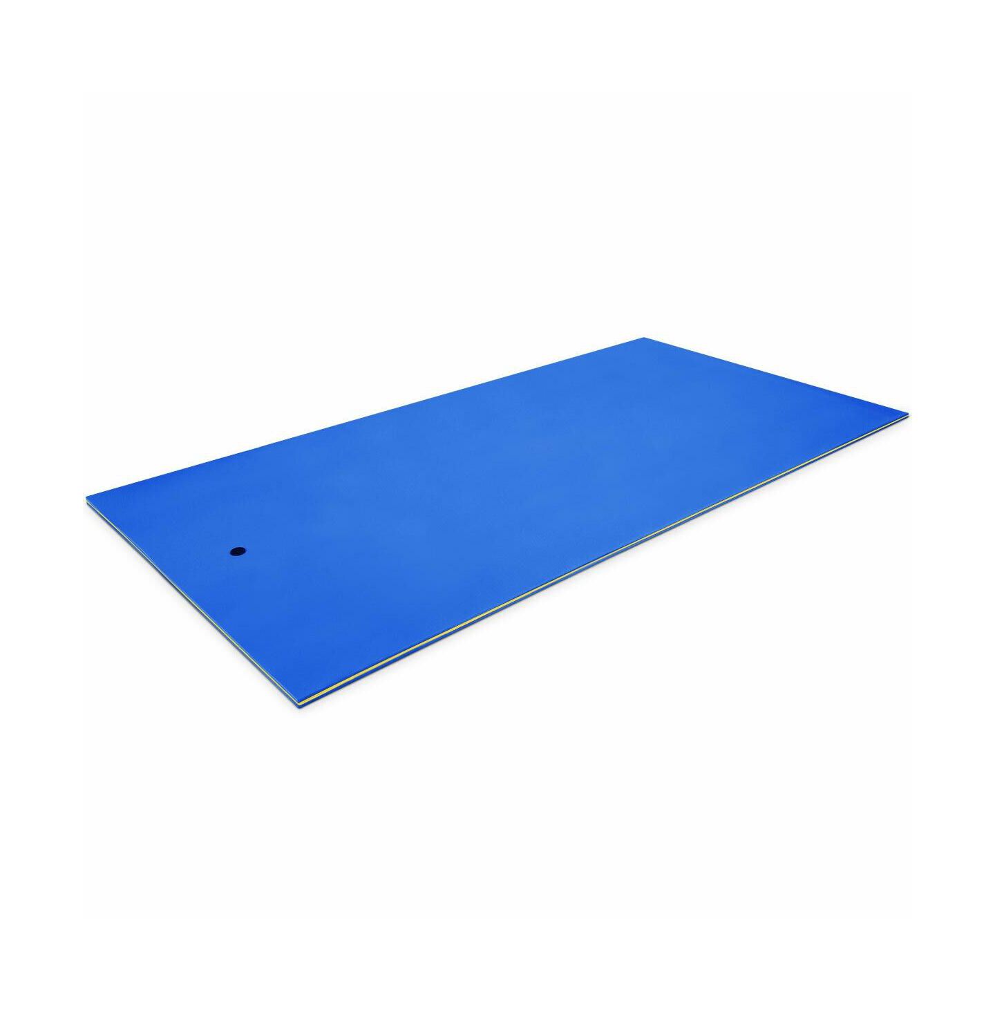 Детская игрушка VEBREDA 12 x 6 Feet 3-Layer Foam Floating Water Pad with Stable Standing, цвет: Синий — фото 2