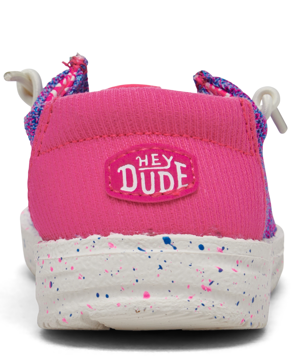 Hey Dude Toddler Girls Wendy Stretch Mesh Casual Moccasin Sneakers From Finish Line In Purple,pink