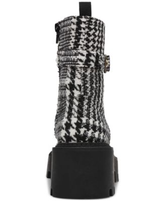 Women's Heathr Embellished Lug Sole Combat Booties