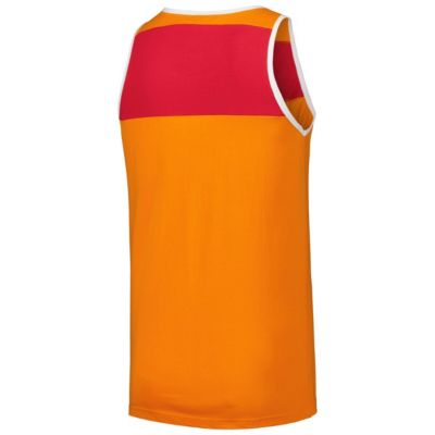 Men's Orange/Red Tampa Bay Buccaneers Gridiron Classics Heritage Colorblock Tank Top
