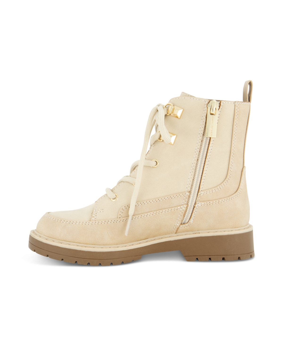 Marc Fisher Little And Big Girls Jade Emma Moto Ankle Boot In Tan