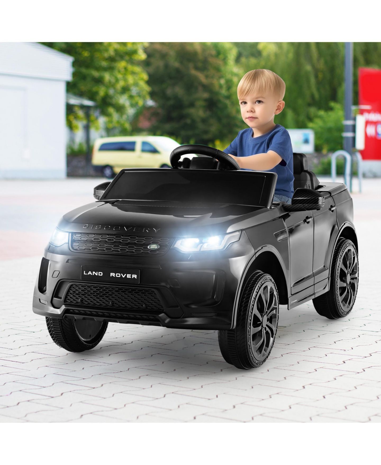 Детская игрушка Gymax Discovery Licensed Land Rover 12V Electric Ride-On Car with Remote Control, Ages 3-7, цвет: Чёрный, вариант 1 — фото 9