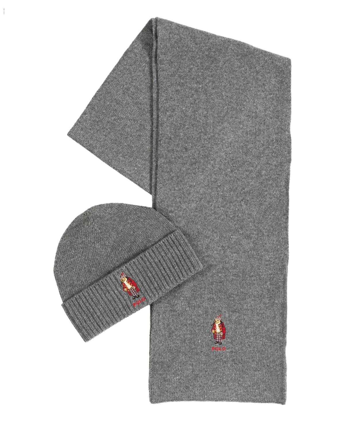 POLO RALPH LAUREN MEN'S HOLIDAY BEAR KNIT, 2-PIECE SET