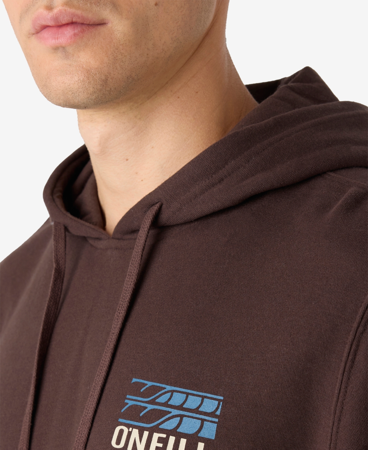 O'Neill Men's Fifty Two Pullover Fleece Hoodie - Seal Brown 2