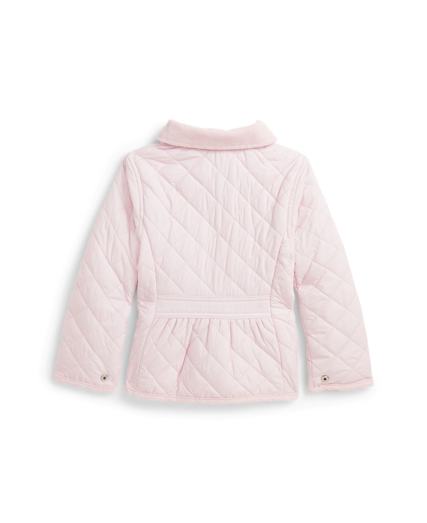 Куртка Polo Ralph Lauren Quilted Water-Repellent Barn Jacket для девочек, цвет: Розовый — фото 5
