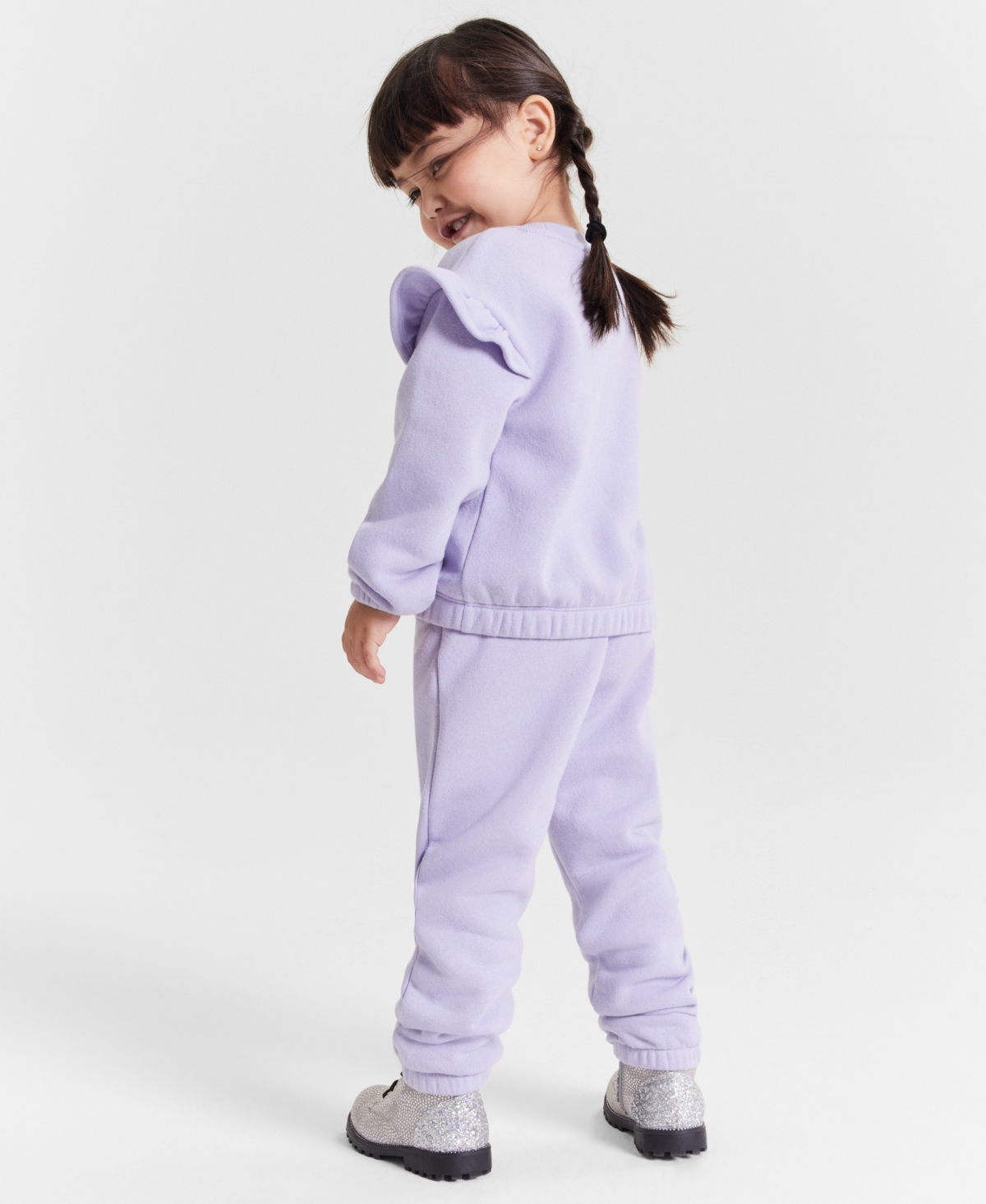 Epic Threads Toddler Girls 2-Pc. Holiday Puppy Sweatshirt & Sweatpants Set, Created for Macy's