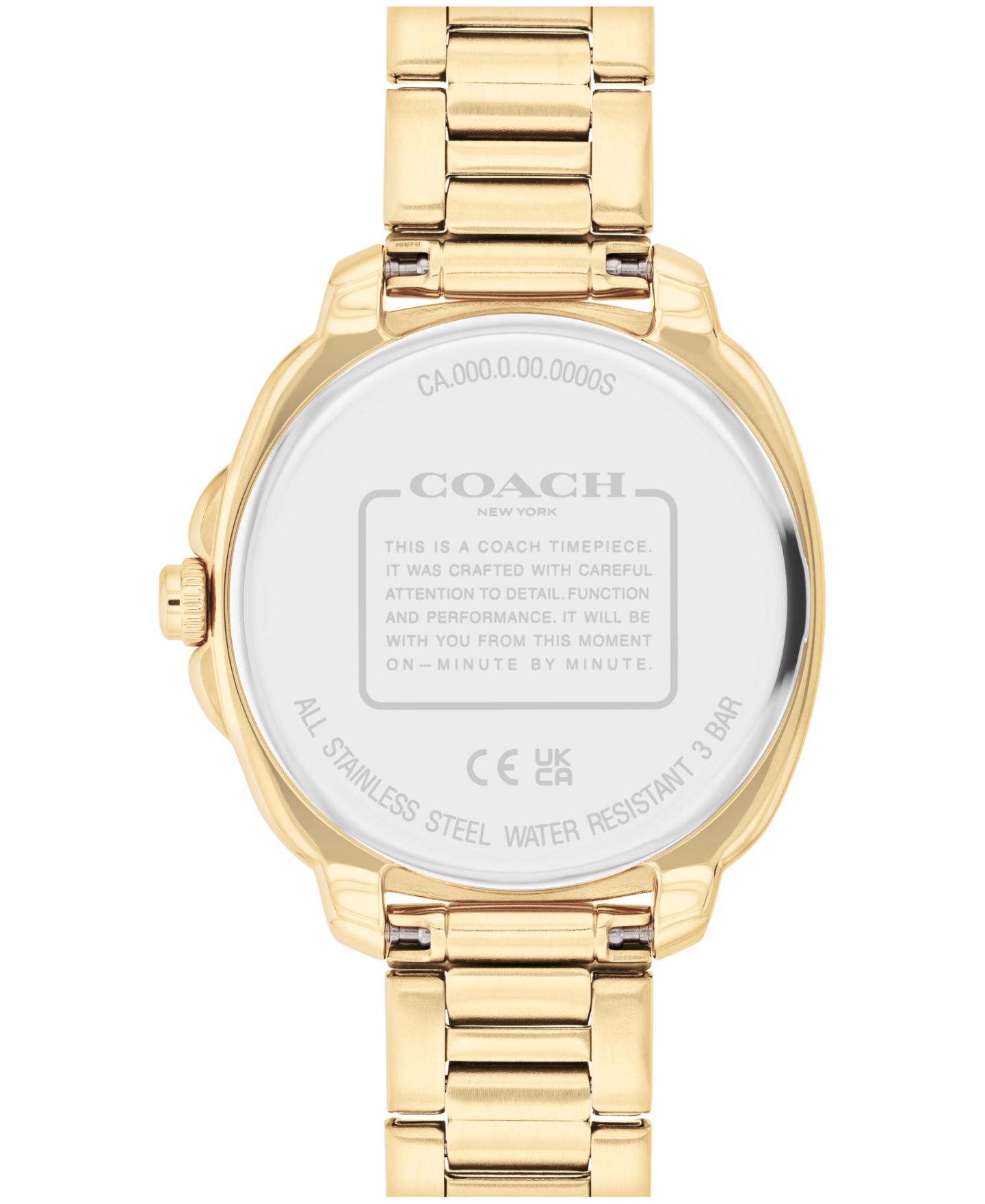 Женские часы COACH Kitt Gold-Tone Stainless Steel Bracelet Watch, 34mm — фото 3