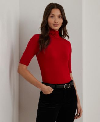 Lauren Ralph Lauren - Women's Stretch Jersey Turtleneck