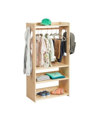 TrendiTot Clothing Rack, Natural, 1