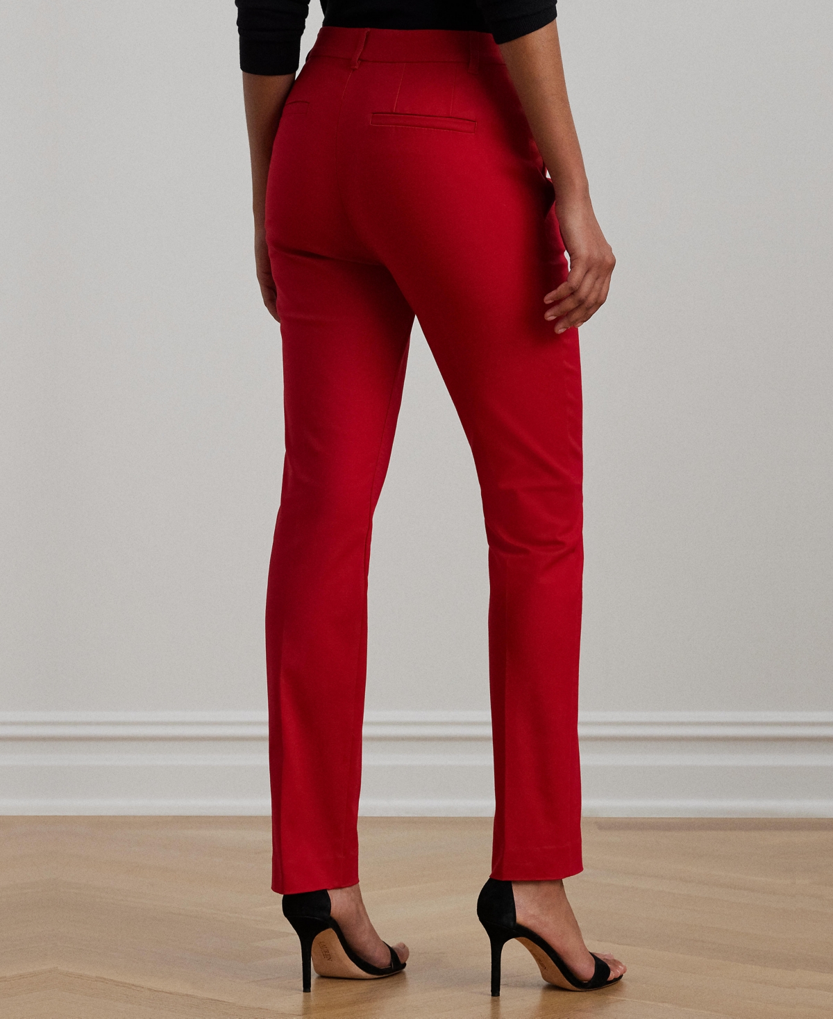 Lauren Ralph Lauren Women's Double-Faced Stretch Cotton Pants, Regular & Petite