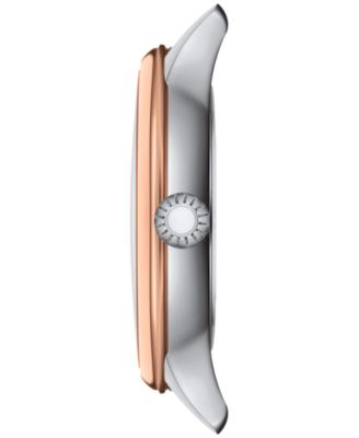 Women's Swiss Odaci-T Cream Leather Strap Watch 33mm