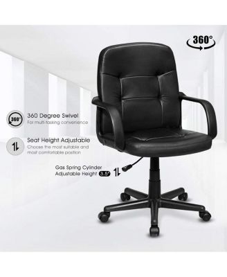 Ergonomic Office Chair with 360-degree Wheels