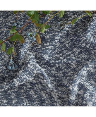 Easton Jacquard Slub Texture - Privacy Curtains with Back Tab Rod Pocket Lightweight Window Curtains Panels, Set of 2