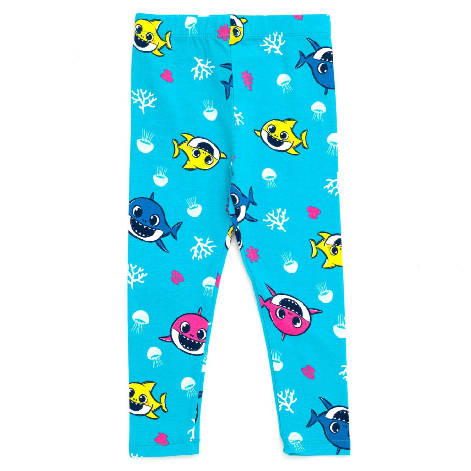 Toddler Girls Pinkfong Shark Pullover Fleece Sweatshirt and Pants Outfit Set