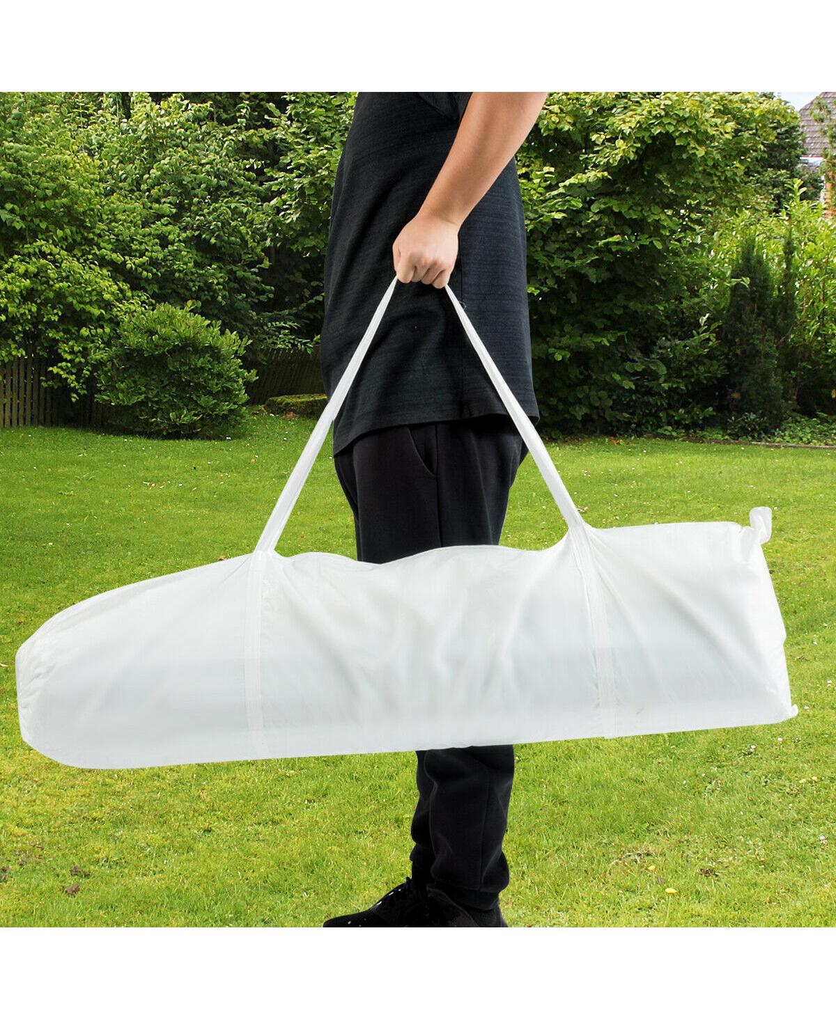 Sugift 10 x 20 Feet 6 Sidewalls Canopy Tent with Carry Bag- White