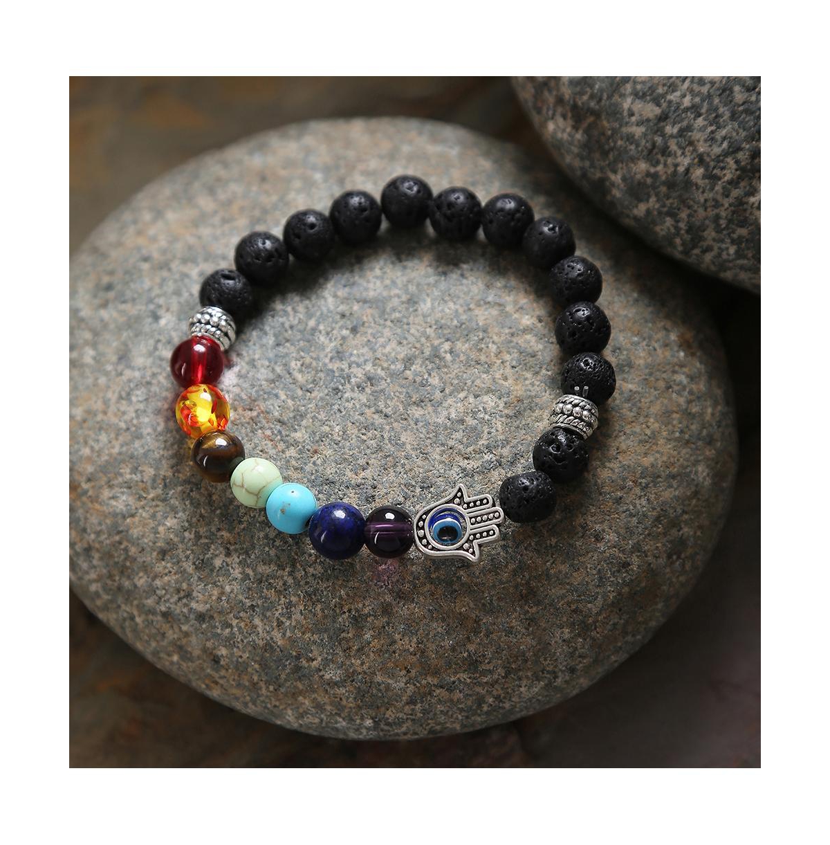 Sohi Women's Hamsa Beaded Bracelet