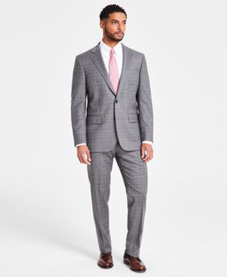 Brooks Brothers B By  Mens Classic Fit Wool Blend Suit In Blue Multi