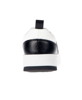 Little and Big Girls Low Top Court "B" Applique Sneaker 